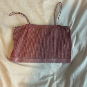 Pink, Aeropostale cropped tank top, stretchy